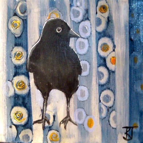 Crow In Blue