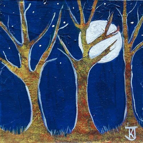 Moonlit Trees