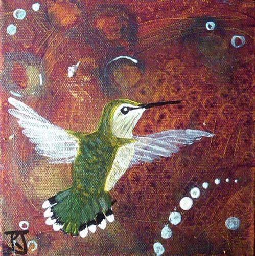 Anna's Humming Bird (flying)