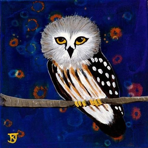 Saw Weet Owl (Dark Blue)