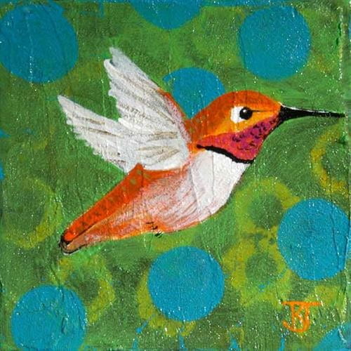 Aqua Dots (Rufous Hummingbird)